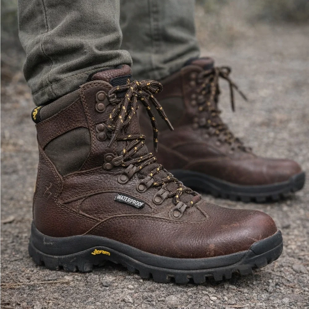Browning BR8008 Insulated Hunting Boots Vibram Sole Men’s Size 6.5 Waterproof